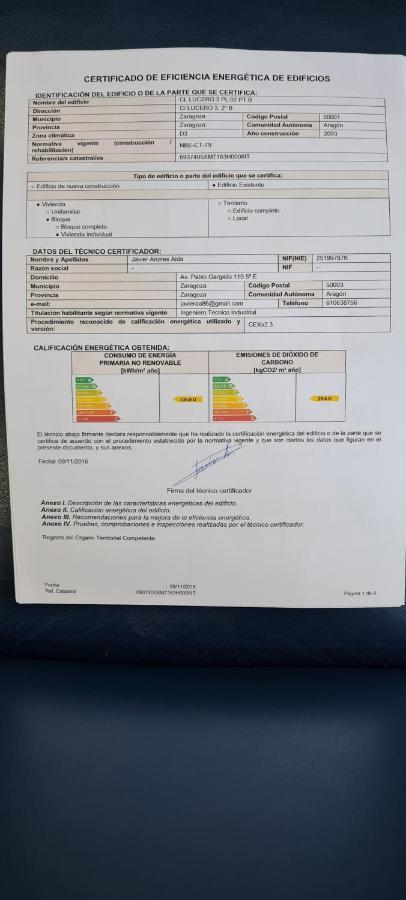 Ferienwohnung Lucero Dos Catedrales Saragossa Exterior foto